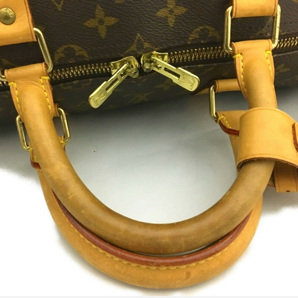 EXCELLENT!! Louis Vuitton Monogram Keepall Travel Bag + LV Luggage Tag + More - Picture 8 of 16